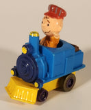 1989 McDonald's Peanuts Charlie Brown Pullback Toy Train Vehicle Working