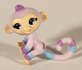Wowwee Fingerlings Monkey Light Pink Purple Blue 2" Toy Figure