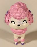 Mattel Barbie Extra Fancy Pink Poodle Puppy Dog 2 1/4" Toy Figure
