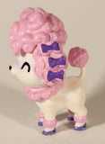 Mattel Barbie Extra Fancy Pink Poodle Puppy Dog 2 1/4" Toy Figure