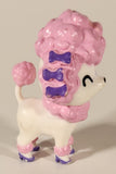Mattel Barbie Extra Fancy Pink Poodle Puppy Dog 2 1/4" Toy Figure