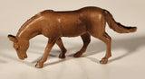 Brown Horse 2 1/4" Plastic Toy Figure