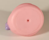 Pink Unicorn with Purple Hair and Red Heart 3 3/4" Rubber Duck Toy