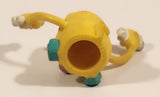 Vintage Russ Yellow Dog with Sunglass 1 3/4" Rubber Toy Finger Puppet