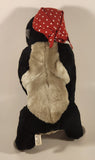 Goffa Int'l Corp Black and Grey Gorilla Hanging Monkey with Red Bandana 11" Toy Stuffed Plush