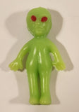 Glow in The Dark Green Alien 1 3/4" Rubber Toy Figure
