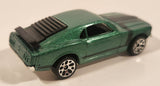 2009 Matchbox '70 Ford Mustang Boss Green 1/62 Scale Die Cast Toy Muscle Car Vehicle