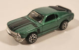 2009 Matchbox '70 Ford Mustang Boss Green 1/62 Scale Die Cast Toy Muscle Car Vehicle