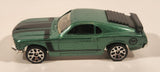 2009 Matchbox '70 Ford Mustang Boss Green 1/62 Scale Die Cast Toy Muscle Car Vehicle