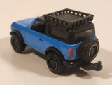 Maisto 2021 Ford Bronco Blue Die Cast Toy Car Vehicle