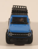 Maisto 2021 Ford Bronco Blue Die Cast Toy Car Vehicle