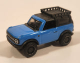 Maisto 2021 Ford Bronco Blue Die Cast Toy Car Vehicle