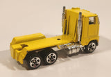 1999 Hot Wheels Constructions Site Playset Ford Stake Bed Truck Yellow Die Cast Toy Car Vehicle