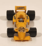 Kinder Surprise Formula One F1 #1 Yellow Plastic Toy Car Vehicle