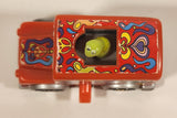 1999 Burger King The Muppets From Space Kermit Bus Wind Up 3" Plastic Toy Figure Car Vehicle