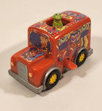 1999 Burger King The Muppets From Space Kermit Bus Wind Up 3" Plastic Toy Figure Car Vehicle