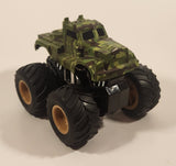 Armored Camouflage Monster Truck Push and Go Plastic Toy Car Vehicle