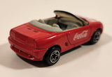2000 Matchbox Coca Cola Coke Brand MGF 1.8i Convertible Red Die Cast Toy Car Vehicle
