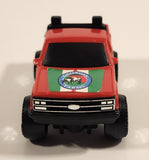 1988 Tonka Georgia Farms Pickup Truck Red Plastic Die Cast Toy Car Vehicle