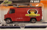 1999 Matchbox Science Fiction TV Van Red Die Cast Toy Car Vehicle New in Package