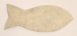 Vintage Olympic Floaters Fish Shaped Swimming Badge Felt Fabric Patch