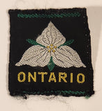 Scouts Canada Boy Scouts Ontario Provincial Trillium Flower Embroidered Fabric Patch