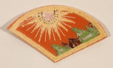 Scouts Canada Summer Sun and Trees 1/3 Embroidered Fabric Patch