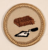 Scouts Canada Boy Scouts Masonry Merit Badge Embroidered Fabric Patch