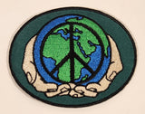 Scouts Canada 2007 Gifts of Peace Hands Holding Earth World Peace Embroidered Fabric Patch