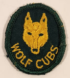 Scouts Canada Boy Scouts Yellow Wolf Cubs Embroidered Fabric Patch