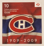 Canada Post 1909 - 2009 NHL Montreal Canadiens 10 Permanent Stamps Booklet