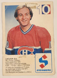 1982-83 Steinberg NHL #10 Montreal Canadiens Guy Lafleur Jumbo Photo Trading Card