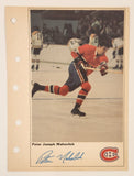 1971-72 Columbian NHL Action Players Montreal Canadiens Peter Joseph Mahovlich Jumbo Trading Card