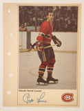 1971-72 Columbian NHL Action Players Montreal Canadiens Claude David Larose Jumbo Trading Card