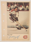 1971-72 Columbian NHL Action Players Montreal Canadiens Marc Tardif Jumbo Trading Card