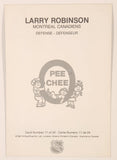 1981-82 O-Pee-Chee #11 Montreal Canadiens Larry Robinson Jumbo Trading Card