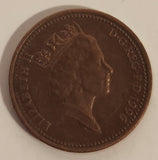 1996 Great Britain Queen Elizabeth II One Penny Copper Metal Coin