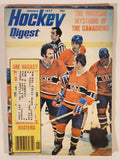 1977 January Hockey Digest Magazine Guy Lafleur Larry Robinson The Winning Mystique Of The Canadiens