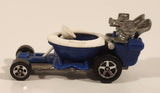 2000 Hot Wheels Virtual Collection Hot Seat Blue and White Die Cast Toy Car Vehicle