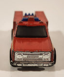 1978 Hot Wheels Emergency Squad Rescue Ranger Red Fire Truck Die Cast Toy Car Vehicle - BW - Blue Lights - Hong Kong
