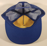 Vintage Kathy Mattea Country Singer Blue Snapback Mesh Trucker Cap Hat