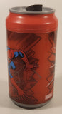 2013 Cool Gear Marvel Comics The Amazing Spider-Man Soda Pop Can Shaped 5 3/4" Plastic Thermos Cup with Lid