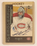 2006-07 Upper Deck Black Diamond Hockey NHL G-DA Montreal Canadians #30 David Aebischer Trading Card Autograph
