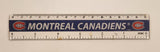 NHL Montreal Canadiens 6" Clear Plastic Ruler Measure