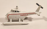 1991 ERTL Britt Allcroft Thomas The Tank Engine & Friends Harold Helicopter White Die Cast Toy Aircraft