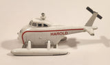1991 ERTL Britt Allcroft Thomas The Tank Engine & Friends Harold Helicopter White Die Cast Toy Aircraft