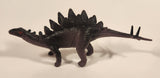 S.H. Black and Purple Stegosaurus 8" Long Dinosaur Toy Figure