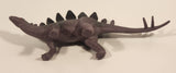 S.H. Black and Purple Stegosaurus 8" Long Dinosaur Toy Figure