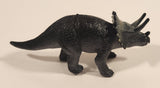 S.H. Black Triceratops 5 1/2" Long Dinosaur Toy Figure