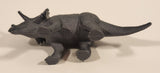 S.H. Black Triceratops 5 1/2" Long Dinosaur Toy Figure